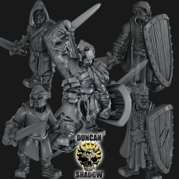 Rangers with Swords and Shields