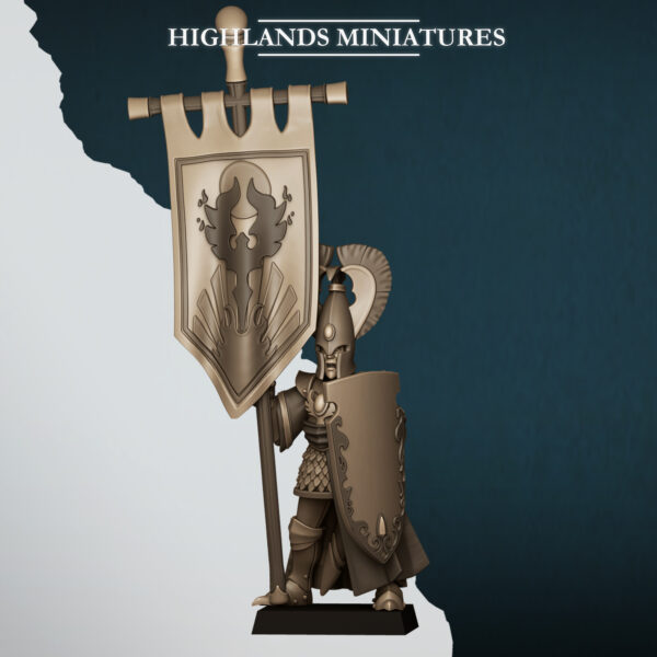 Aegean Elves Battle Standard Bearer on Foot
