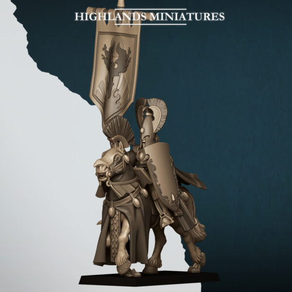 Aegean Elves Mounted Battle Standard Bearer