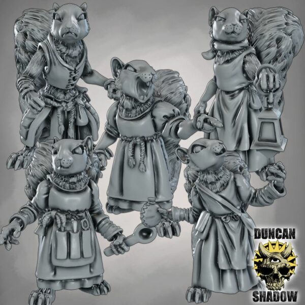 Squirrelfolk NPCs