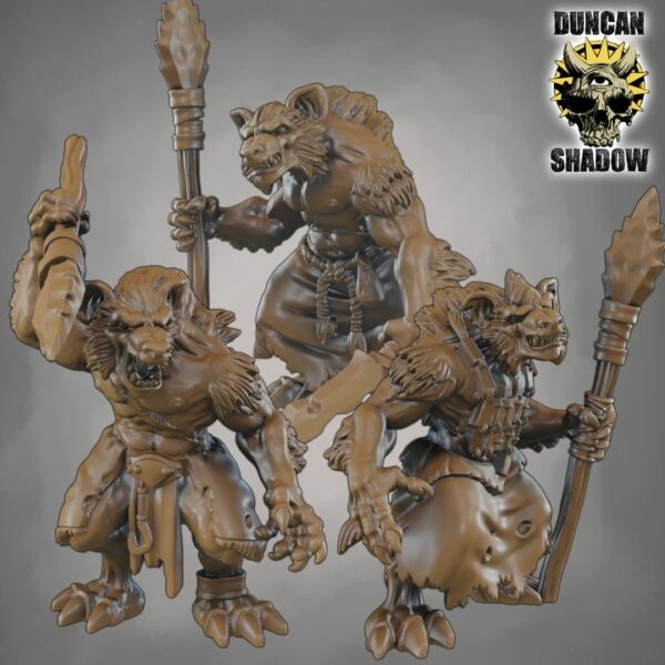 Gnolls with spears