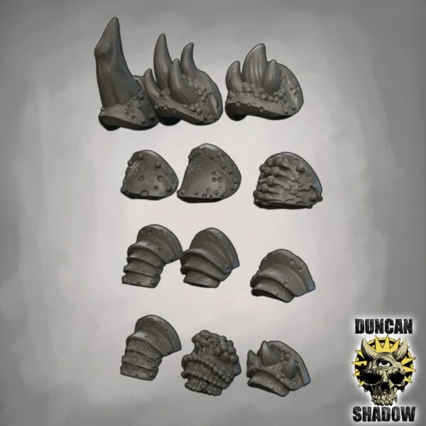 Plague Armour Pauldrons Kit Bashing parts