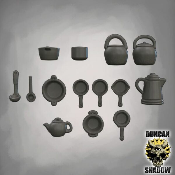 Pots and Pans Kit Bashing parts