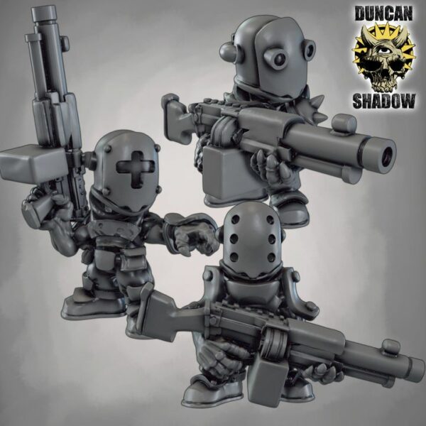 Sci-Fi Goblins with Light Support Weapons