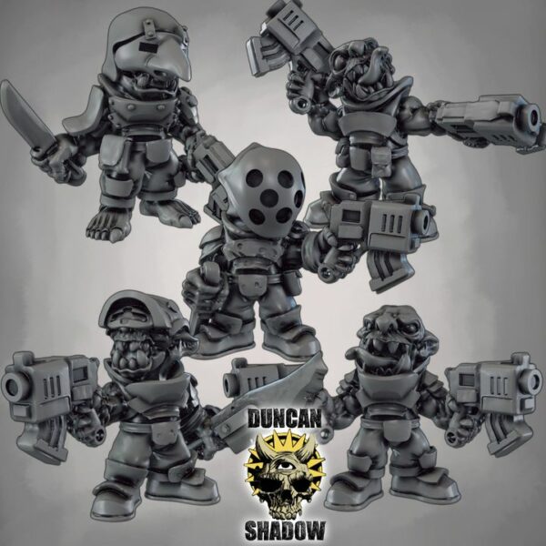 Sci-Fi Goblins with Pistols