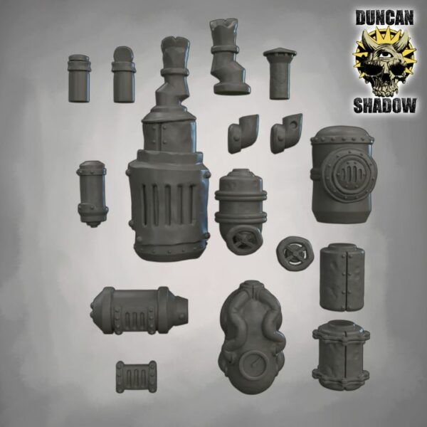 Boilers Kitbashing Parts