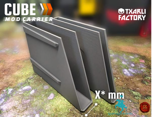 Cube Mod Carrier Book Storage (side)