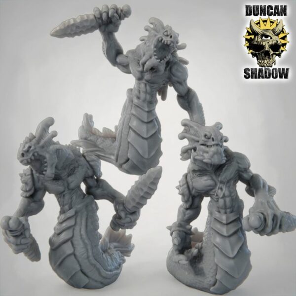 Merrow with Dual Daggers