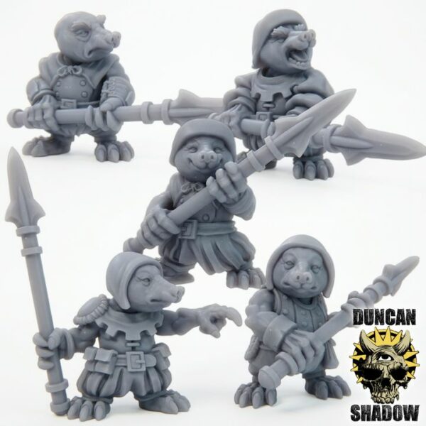 Mole Folk with Spears