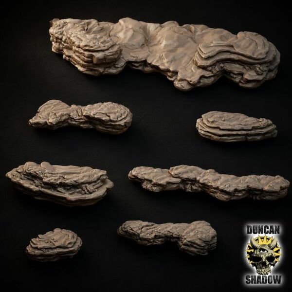 Low Rock Formations