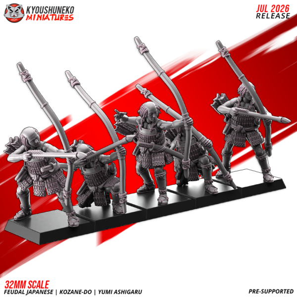 Feudal Japanese Late Sengoku Kozani-Do Ashigaru Archers