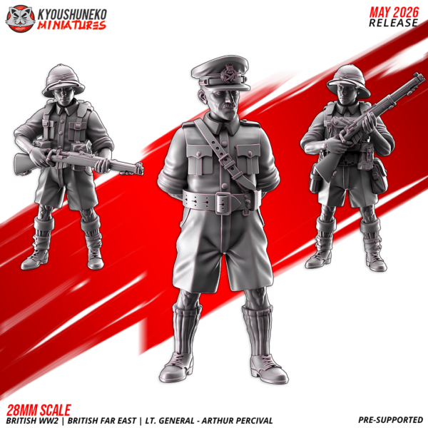 British Weird War Far East Lt General Arthur Percieval