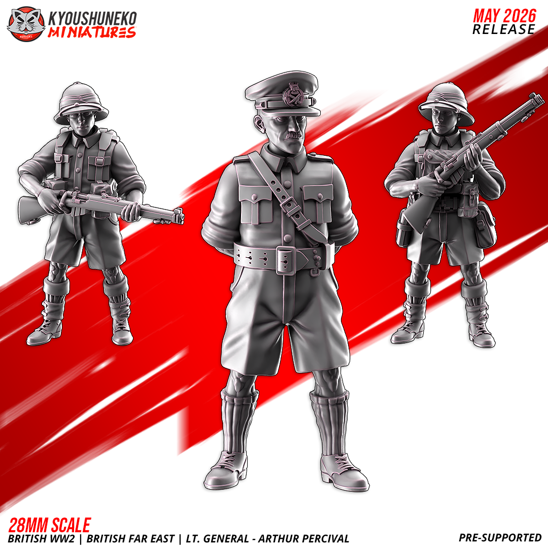 British Weird War Far East Lt General Arthur Percieval