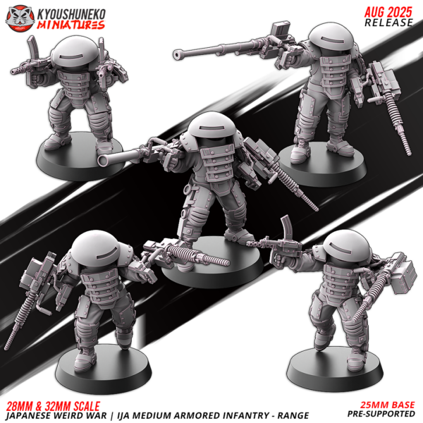 Japanese Weird War IJA Medium Armoured Infantry Range