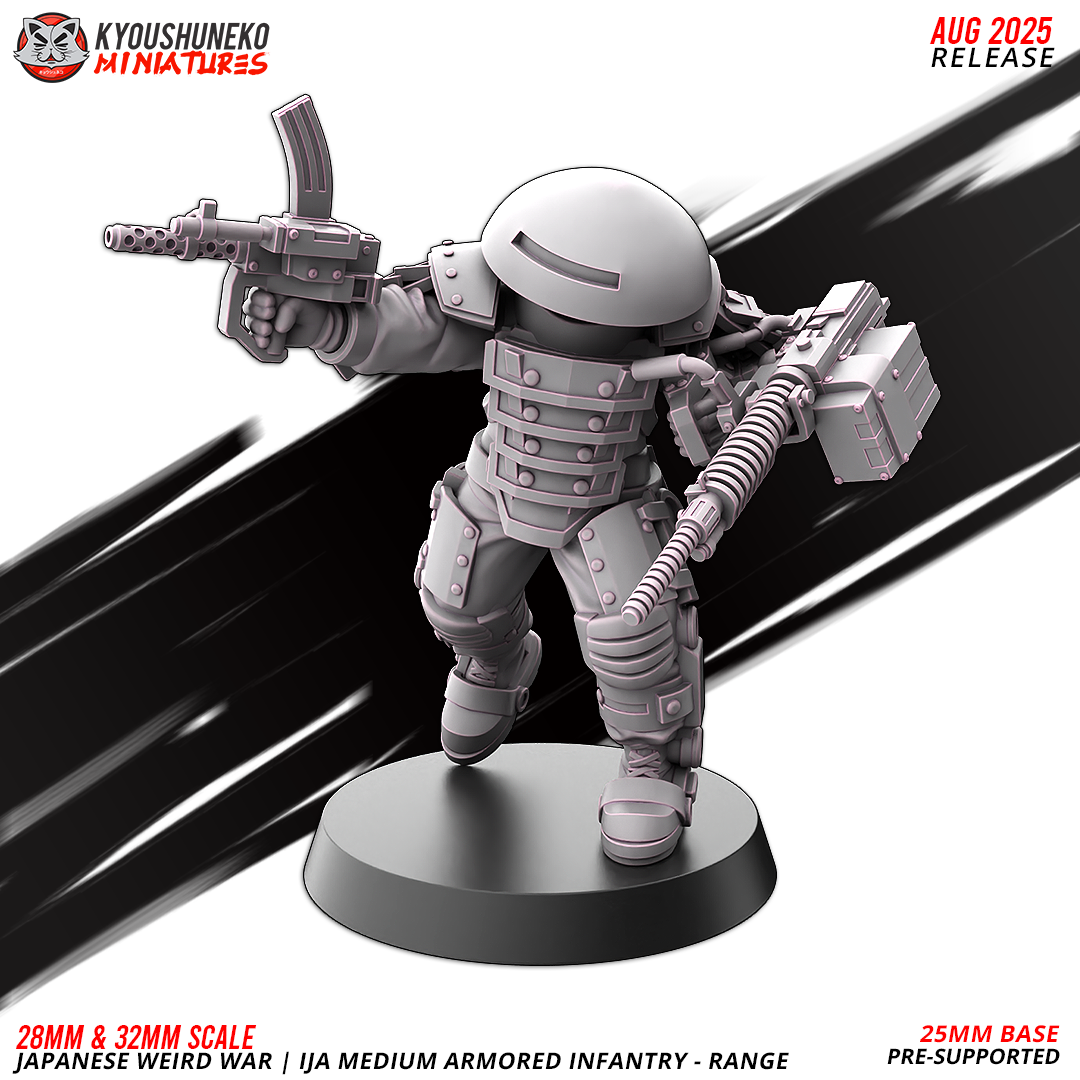 Japanese Weird War IJA Medium Armoured Infantry Range - obrazek 6