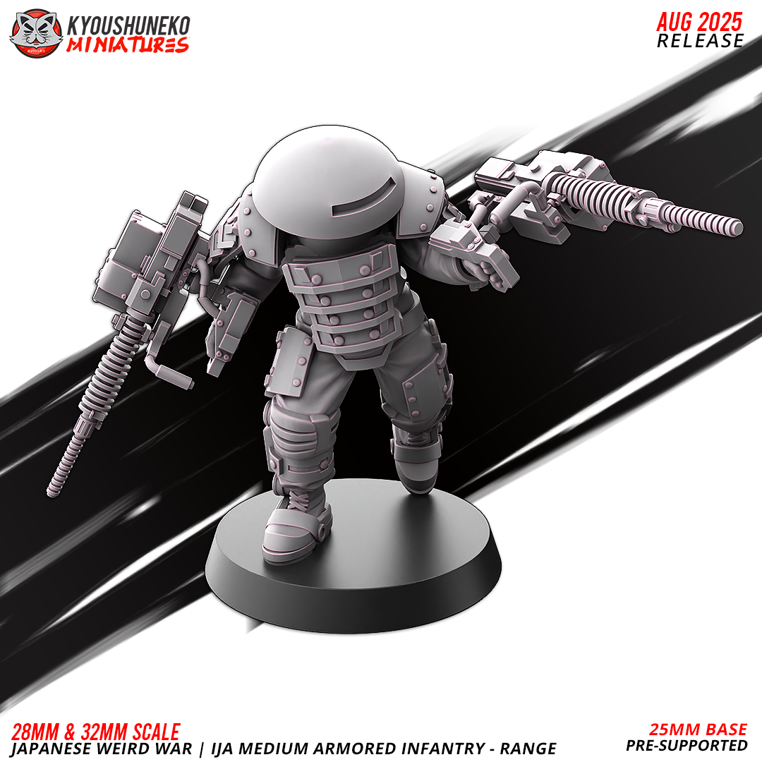 Japanese Weird War IJA Medium Armoured Infantry Range - obrazek 2