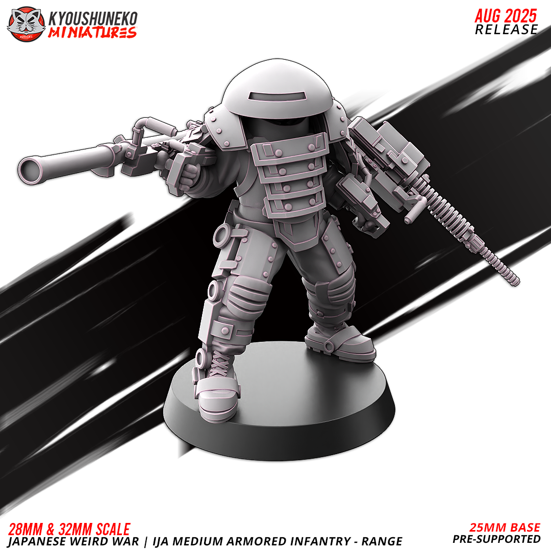 Japanese Weird War IJA Medium Armoured Infantry Range - obrazek 3