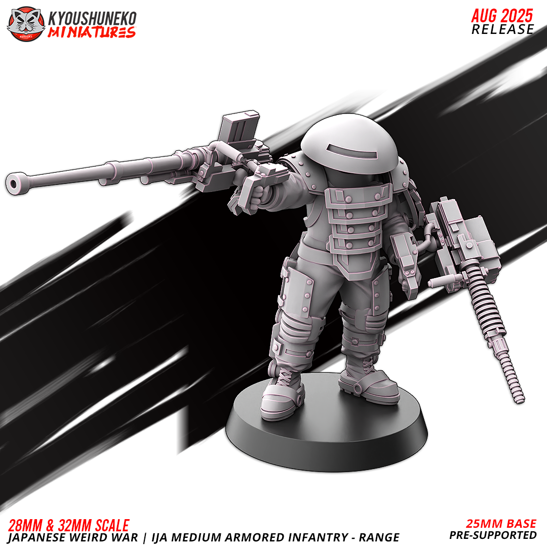 Japanese Weird War IJA Medium Armoured Infantry Range - obrazek 4