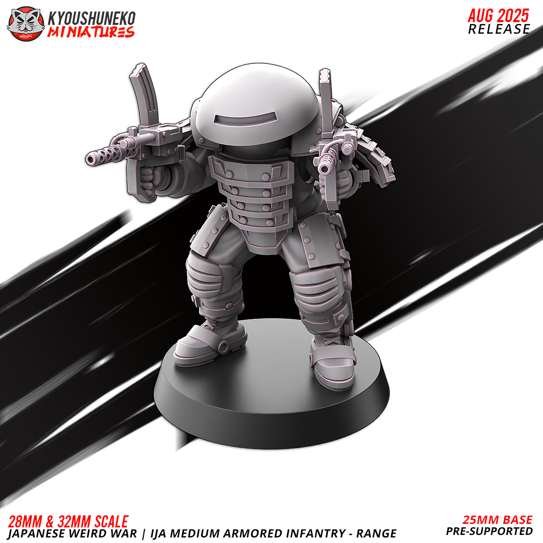 Japanese Weird War IJA Medium Armoured Infantry Range - obrazek 5