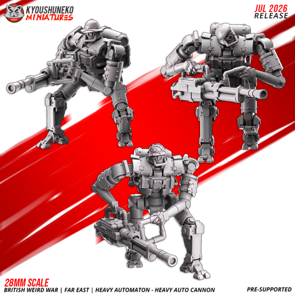 British Weird War Far East Heavy Automaton Heavy Auto Cannon