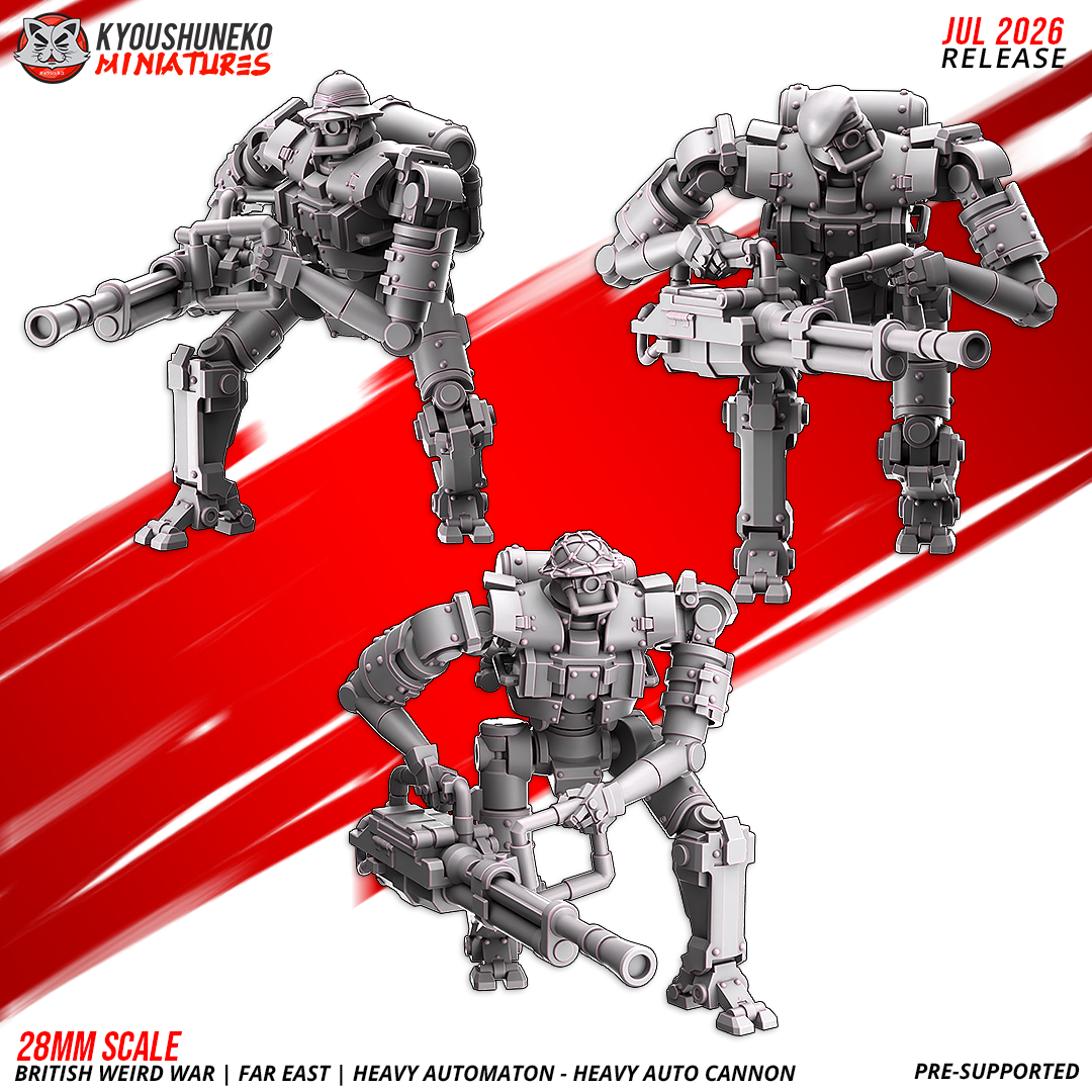 British Weird War Far East Heavy Automaton Heavy Auto Cannon