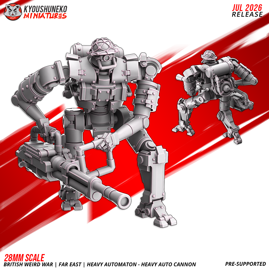 British Weird War Far East Heavy Automaton Heavy Auto Cannon - obrazek 2