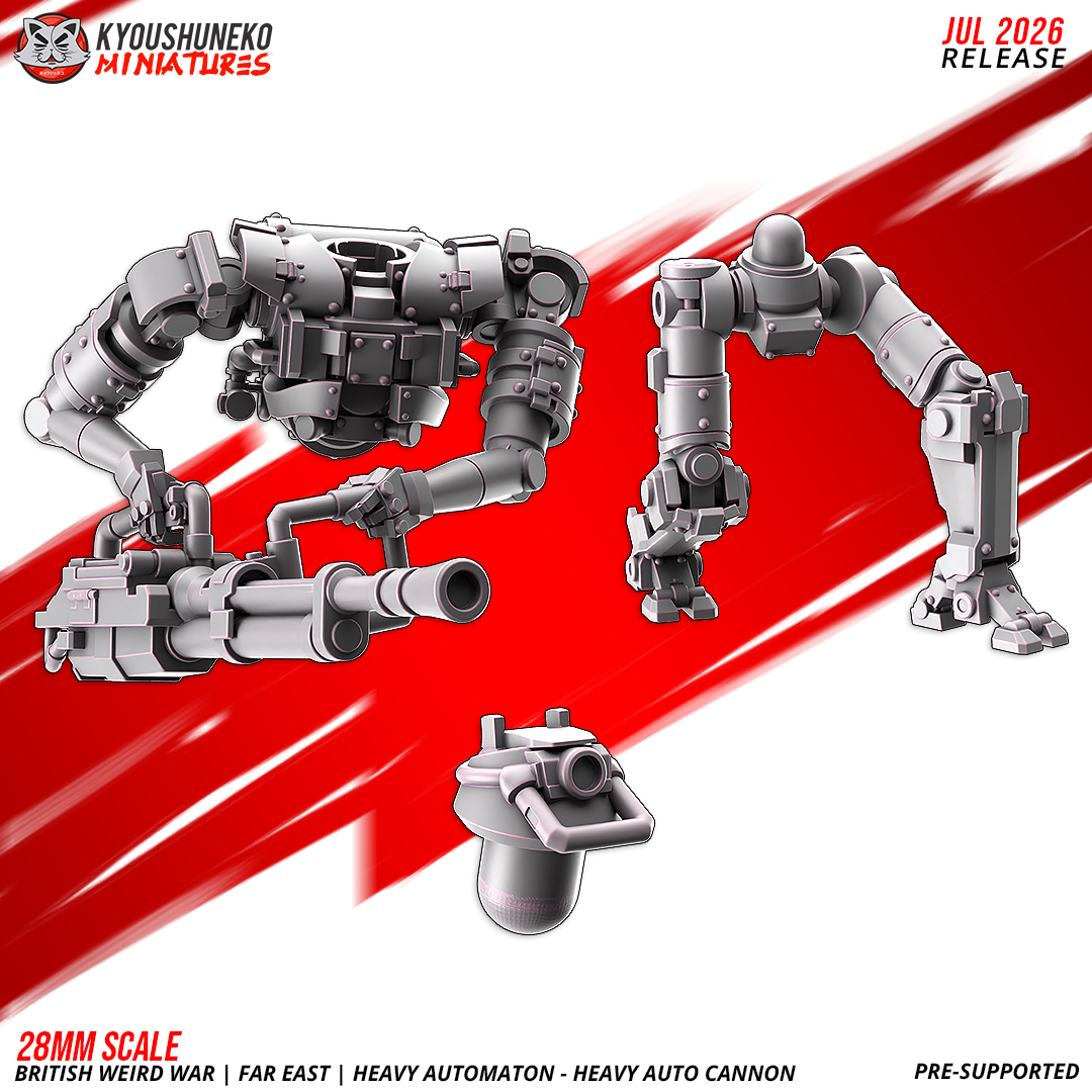British Weird War Far East Heavy Automaton Heavy Auto Cannon - obrazek 3