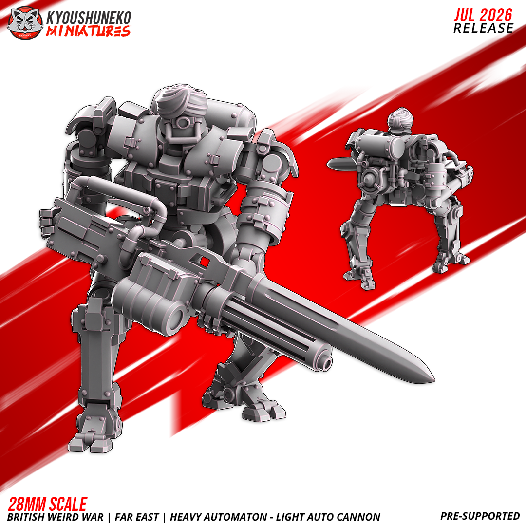 British Weird War Far East Heavy Automaton Light Auto Cannon - obrazek 2
