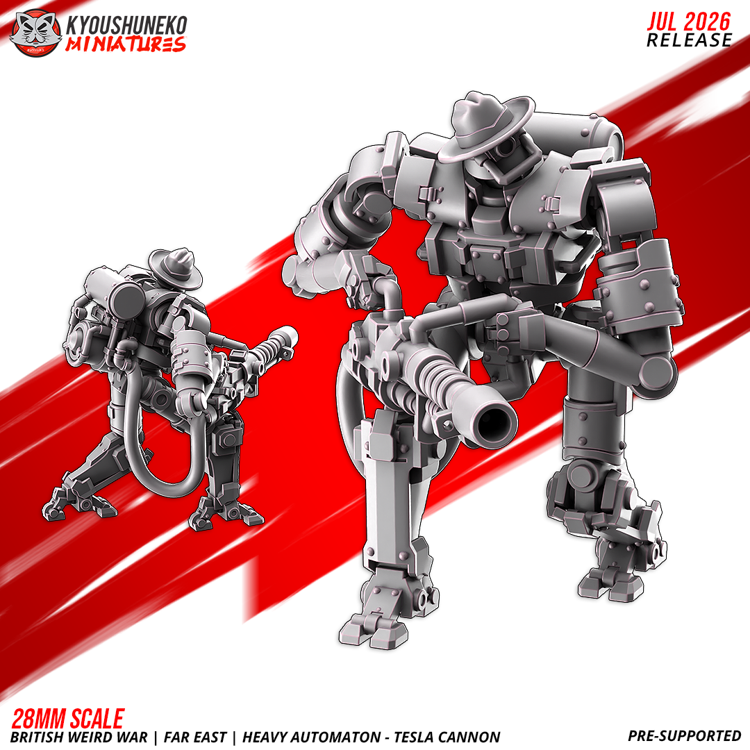 British Weird War Far East Heavy Automaton Tesla Cannon - obrazek 5