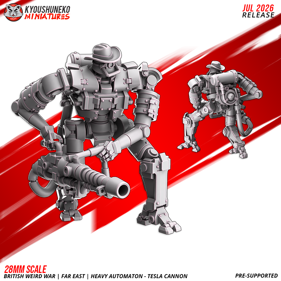 British Weird War Far East Heavy Automaton Tesla Cannon - obrazek 2