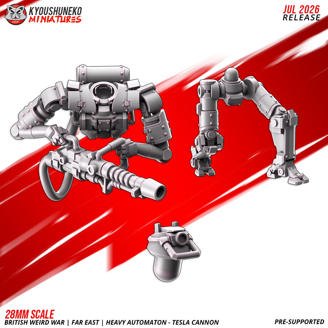 British Weird War Far East Heavy Automaton Tesla Cannon - obrazek 3