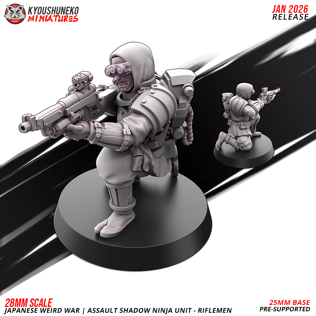 Japanese Weird War Assault Shadow Ninja Riflemen - obrazek 2