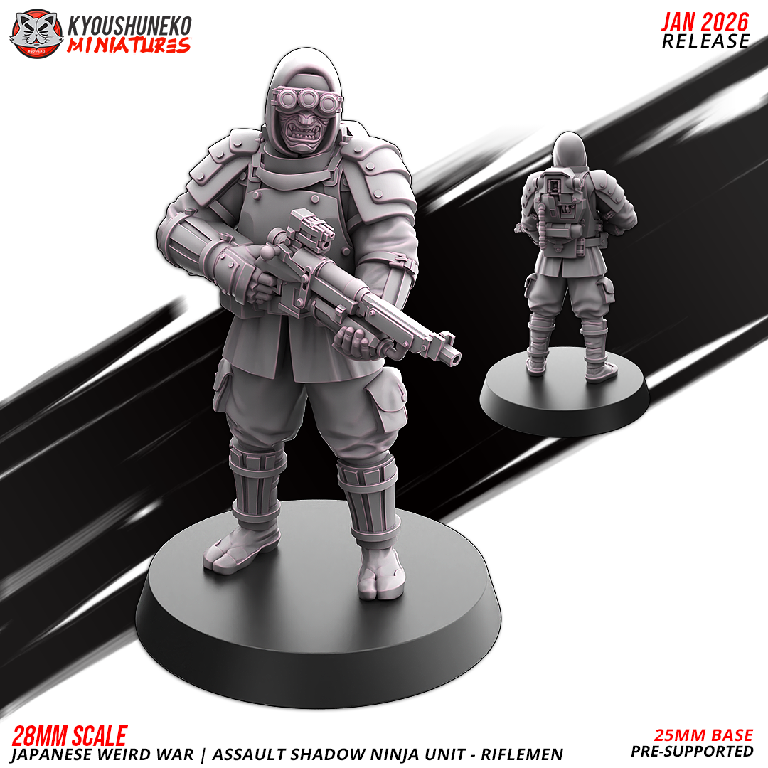Japanese Weird War Assault Shadow Ninja Riflemen - obrazek 3