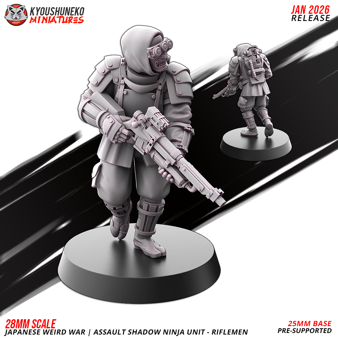 Japanese Weird War Assault Shadow Ninja Riflemen - obrazek 4