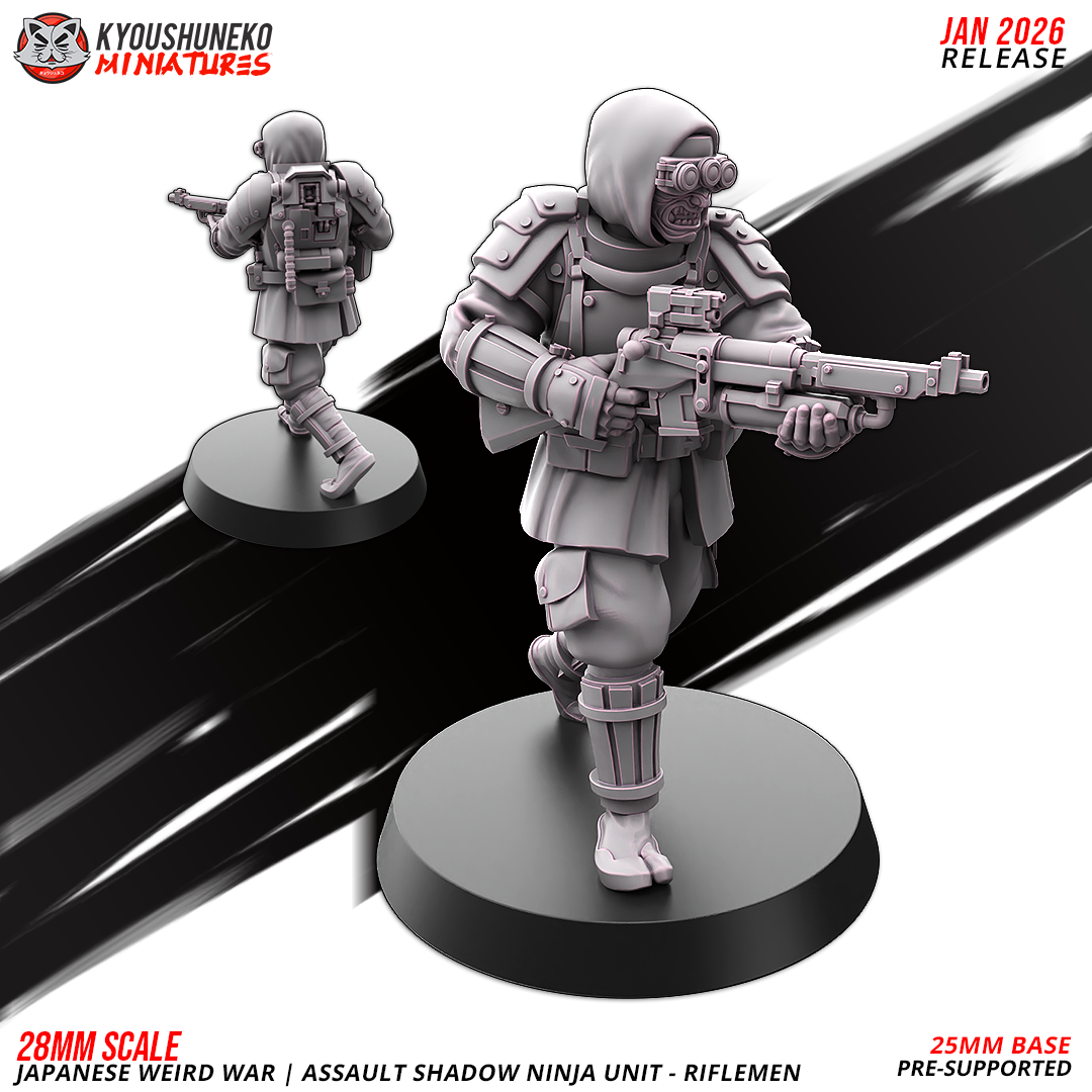 Japanese Weird War Assault Shadow Ninja Riflemen - obrazek 5