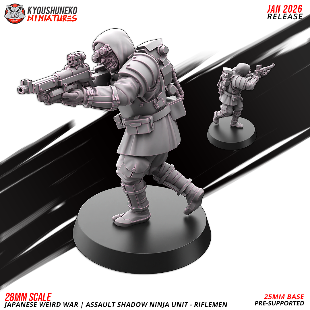 Japanese Weird War Assault Shadow Ninja Riflemen - obrazek 6