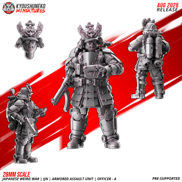 Japanese Weird War IJN Armoured Assault Unit Officer