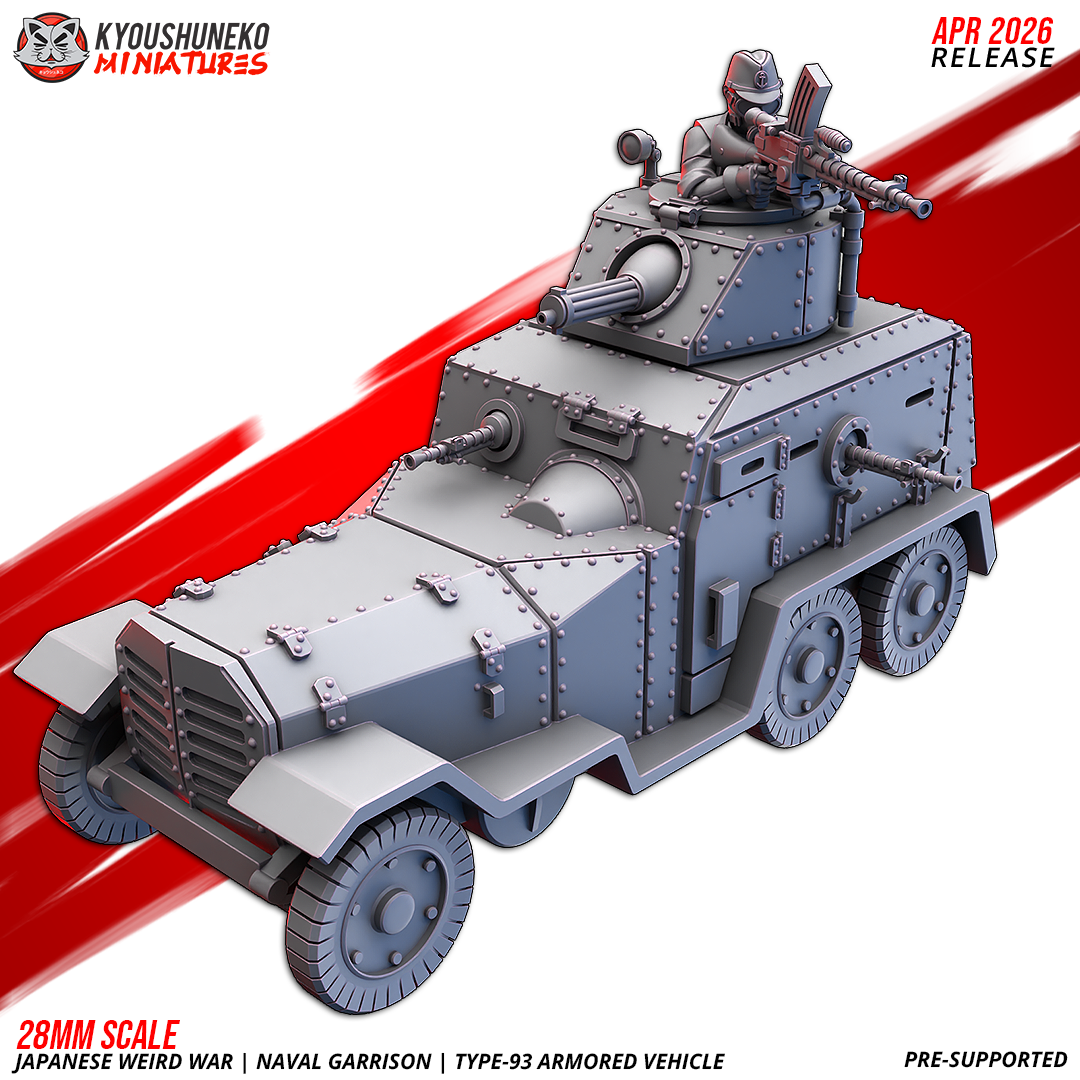 Japanese Weird War IJN Naval Garrison Type-93 Armoured Vehicle - obrazek 3