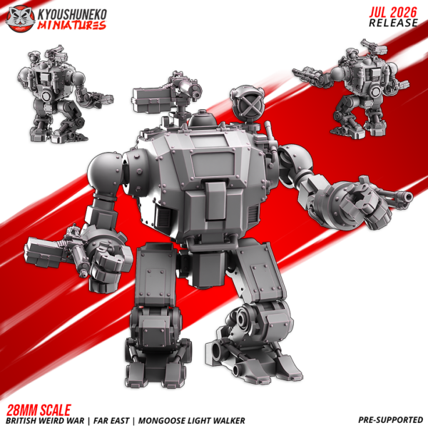 British Weird War Far East Mongoose Light Walker