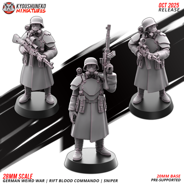 German Weird War Rift Blood Commando Assault Rifle