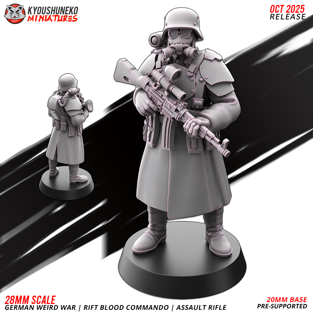 German Weird War Rift Blood Commando Assault Rifle - obrazek 4