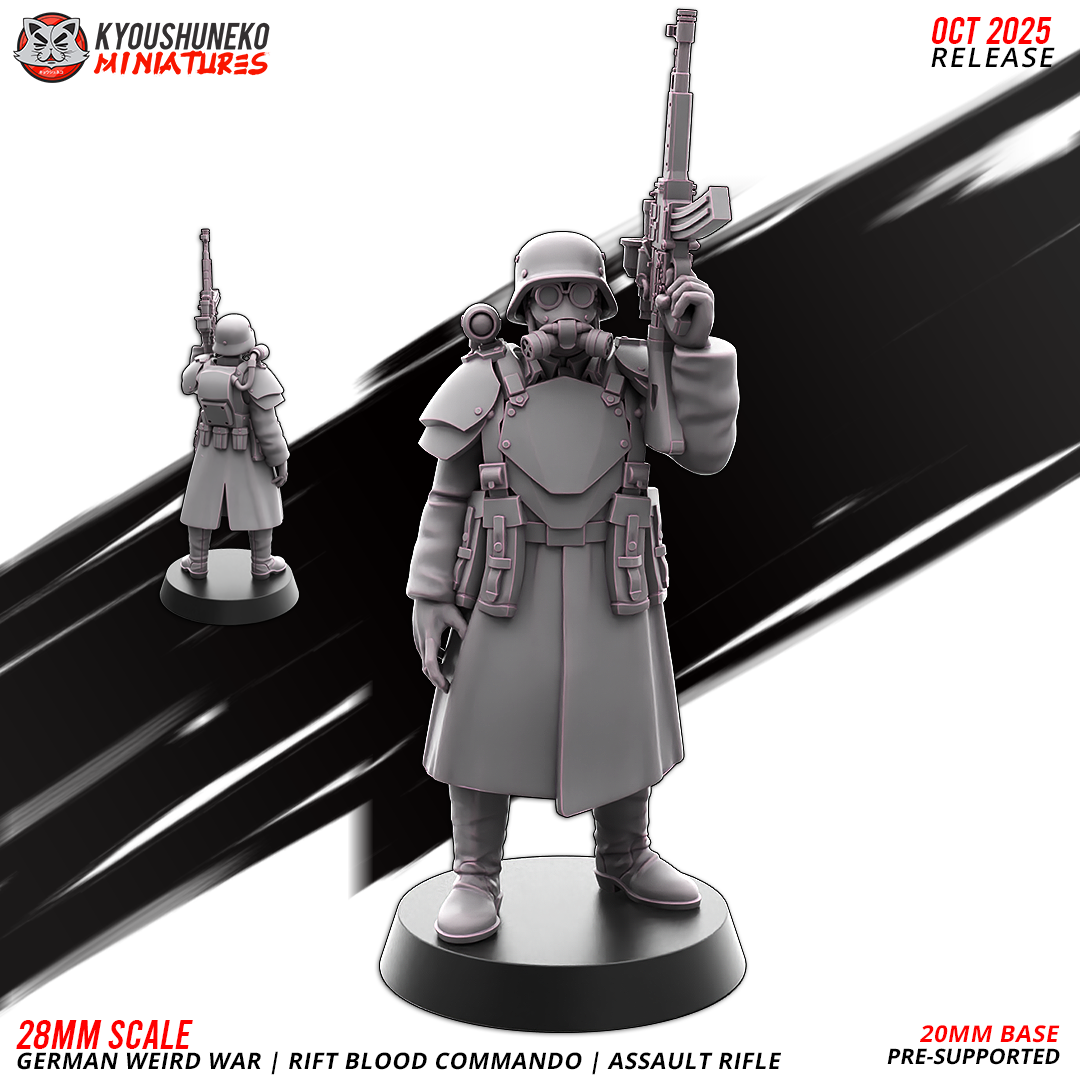 German Weird War Rift Blood Commando Assault Rifle - obrazek 2