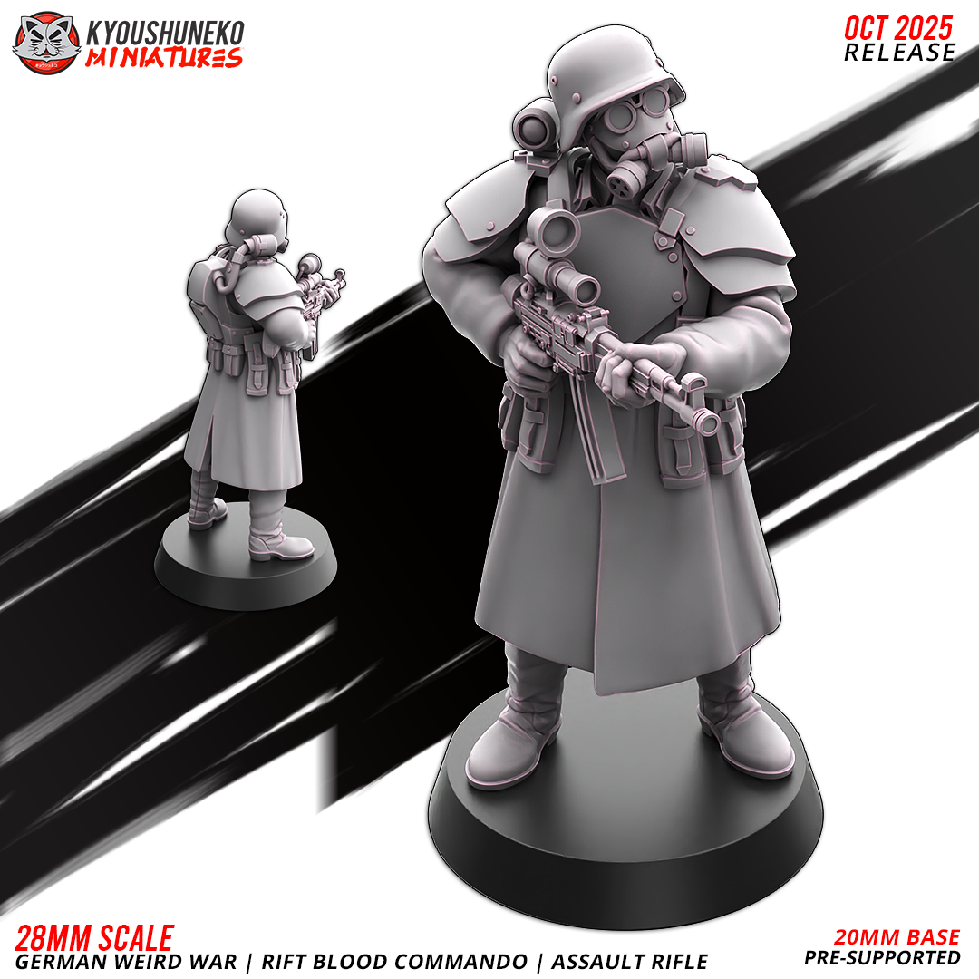 German Weird War Rift Blood Commando Assault Rifle - obrazek 3