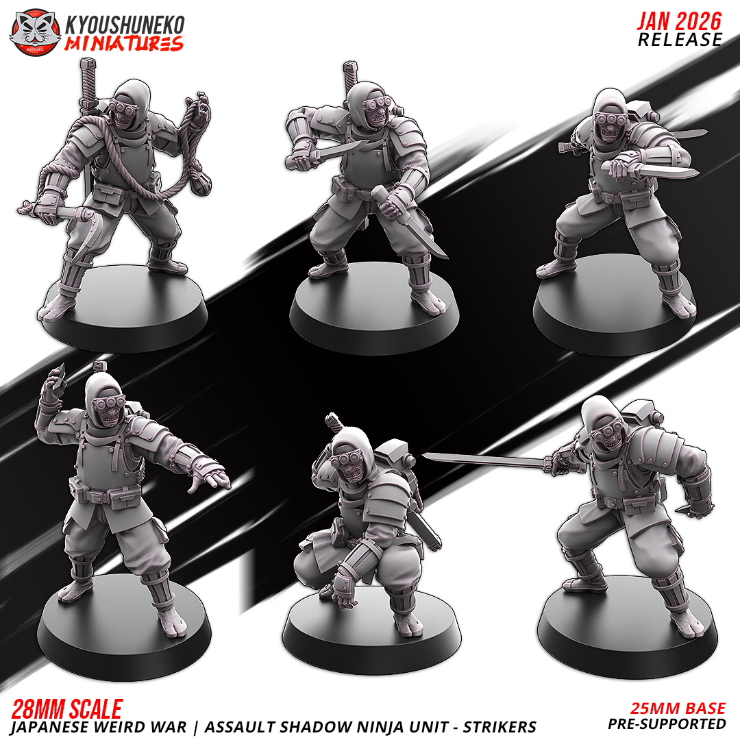 Japanese Weird War Assault Shadow Ninja Melee