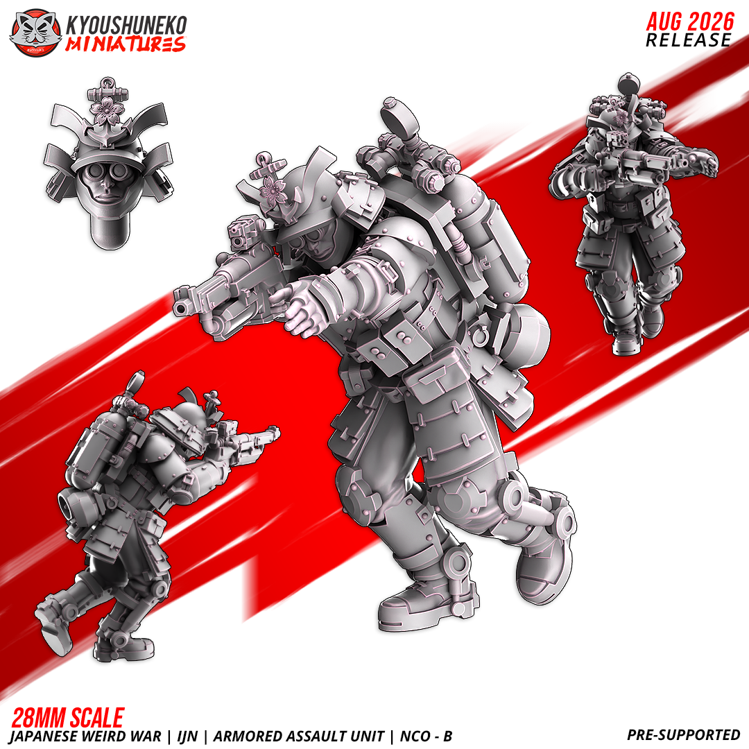 Japanese Weird War IJN Armoured Assault Unit NCO - obrazek 2
