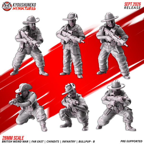 British Weird War Far East Chindits Infantry EM-2 Bullpup B