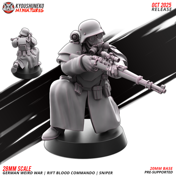 German Weird War Rift Blood Commando Sniper