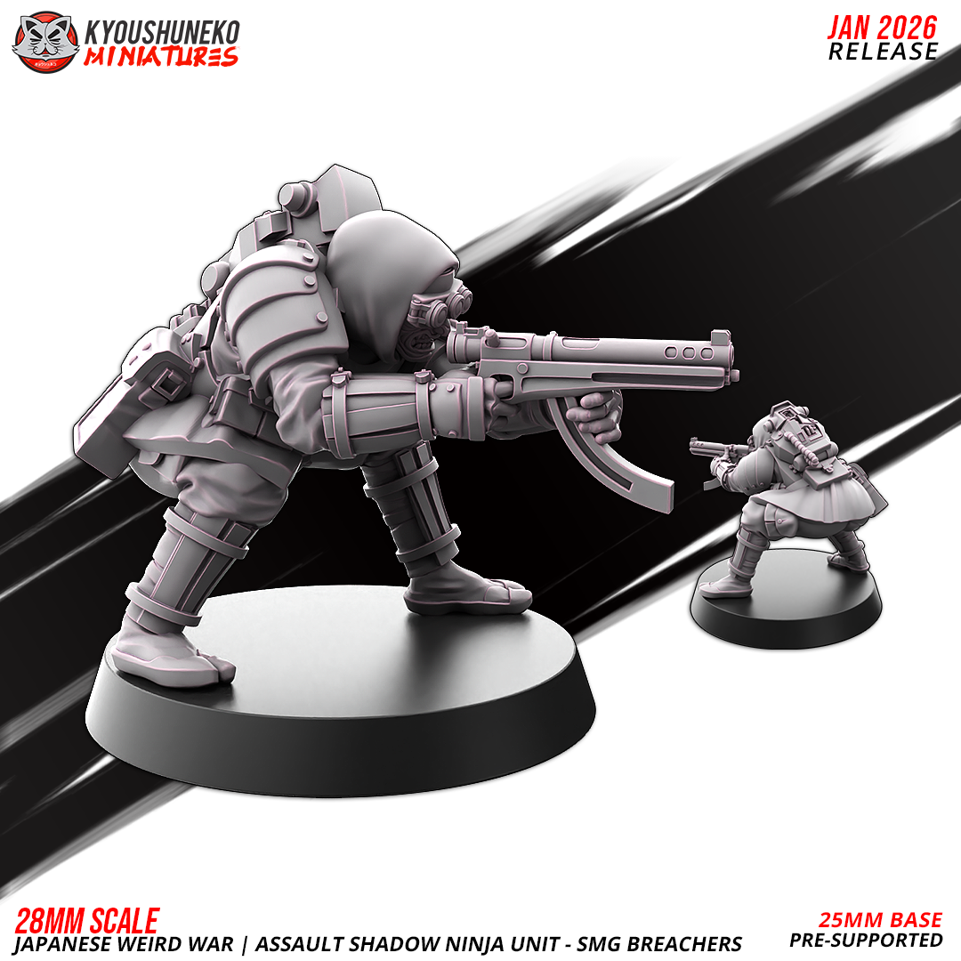 Japanese Weird War Assault Shadow Ninja SMG - obrazek 3