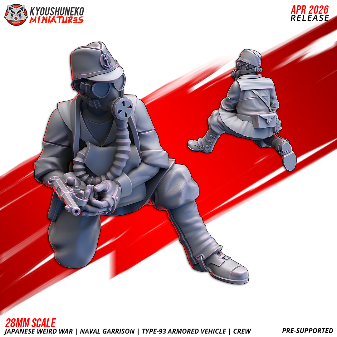 Japanese Weird War Naval Garrison Type-93 Armoured Vehicle Crew - obrazek 5