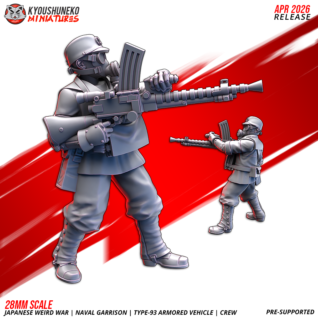 Japanese Weird War Naval Garrison Type-93 Armoured Vehicle Crew - obrazek 6